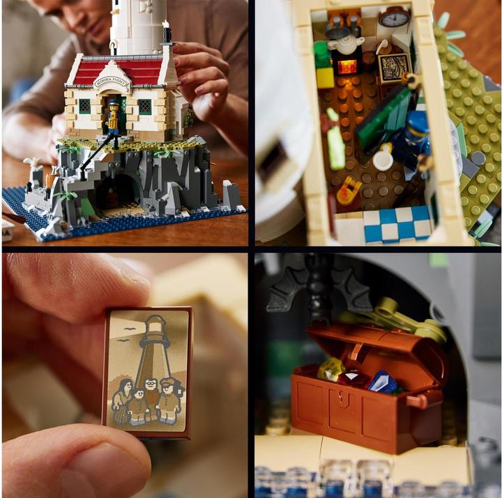 Productafbeelding LEGO Gemotoriseerde vuurtoren (21335, LEGO Ideeën, LEGO Zeldzame Sets)