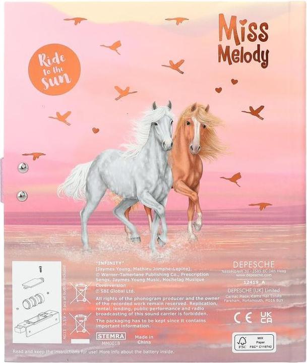 Immagine prodotto Depesche Miss Melody (15 x 18 cm, Righe, Copertina rigida)