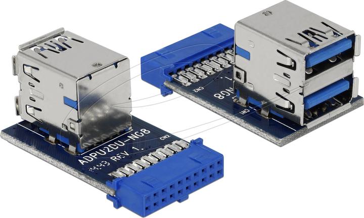 Image du produit Delock 41865 USB 3.0 pin header socket (USB 3.0, USB 3.1, USB 3.2 Gen 1)