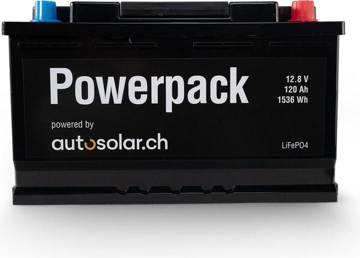 Produktbild Autosolar Lithium-Batterie 120 Ah (entspricht 240Ah einer AGM Batterie) (12.80 V, 120 Ah)