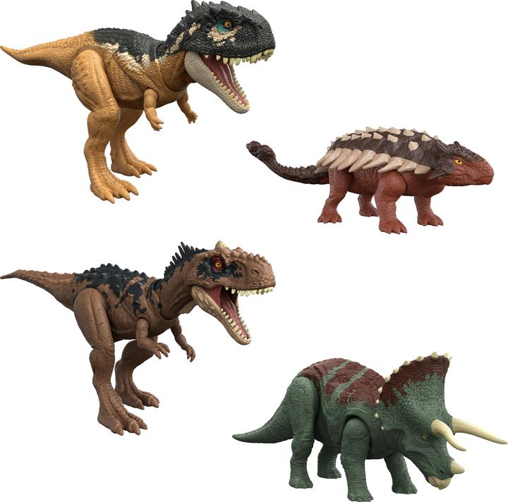 Image du produit Mattel GmbH JURASSIC WORLD Figurine Roar Roar Strikers assortie