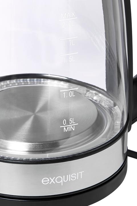 Immagine prodotto Exquisit WK 3501 5010060, vetro/acciaio inox/ch (2 l)