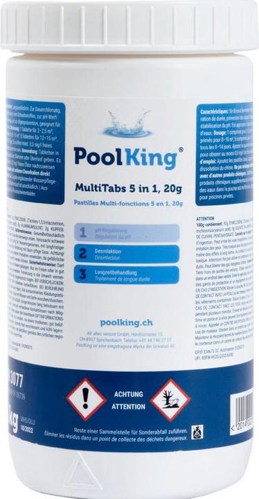 Poolking MultiTabs 5 in 1 (1000 g)