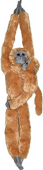Image du produit Wild Republic Peluche singe langur suspendu avec bébé 50 cm