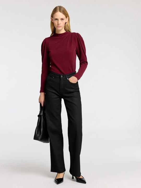 Image du produit Selected Femme Haut drapé à manches longues (XL)
