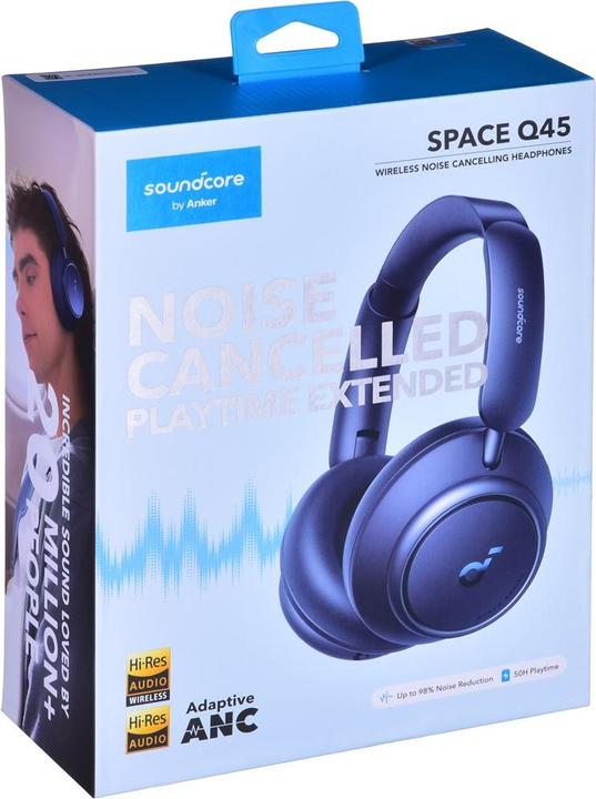 Image du produit soundcore Space Q45 (ANC, 65 h, Filaire, Sans fil)