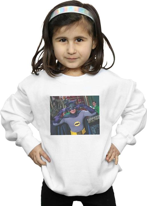 Actual product image Girls Batman TV Series Batdance Photo Sweatshirt (128)