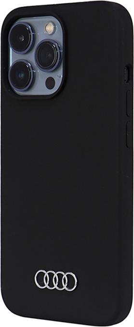 Actual product image Audi Silicone Case iPhone 13 Pro / 13 6.1" czarny/black hardcase AU-LSRIP13P-Q3/D1-BK (Apple iPhone 13 Pro)