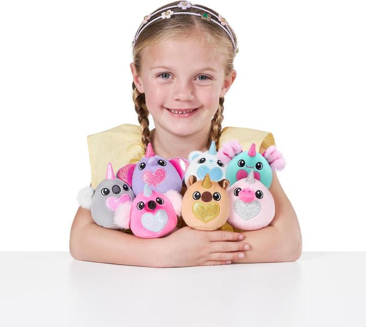 Actual product image Zuru RAINBOCORNS-EGGZANIA-PLUSH SOFT MINI,S1,SHRINK WRAP,TQ,12PC