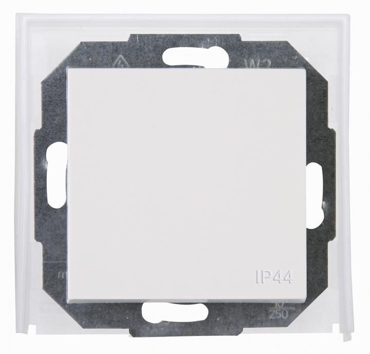 Actual product image Kopp Athenis flush-mounted damp-proof off/changeover switch IP44 pure white