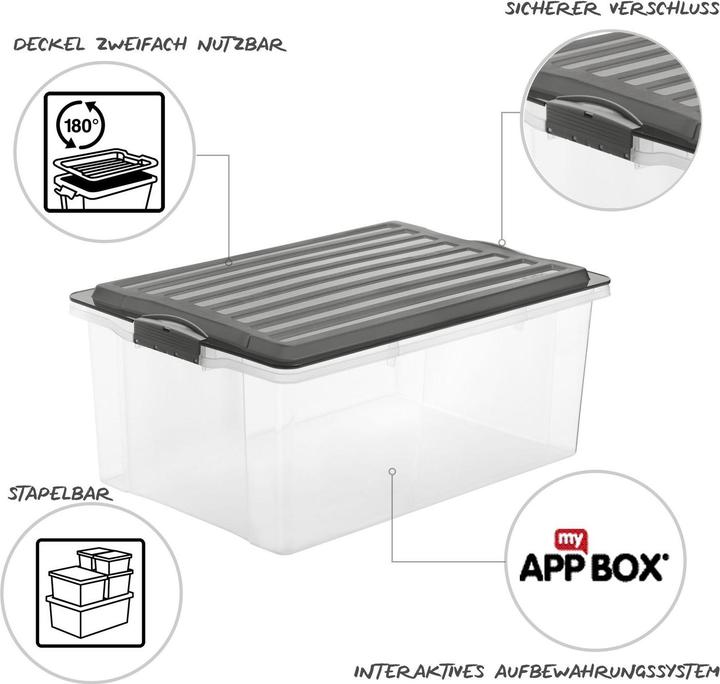 Produktbild Rotho Compact (57 x 40 x 25 cm, 114 l)