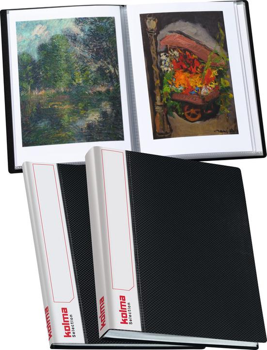 Immagine prodotto Kolma Selezione libro riciclato A5 con 20 tasche nero (A5, 1 x)