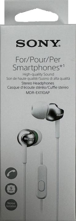 Produktbild Sony Mdr-Ex110ap (keine Geräuschunterdrückung, Kabelgebunden)