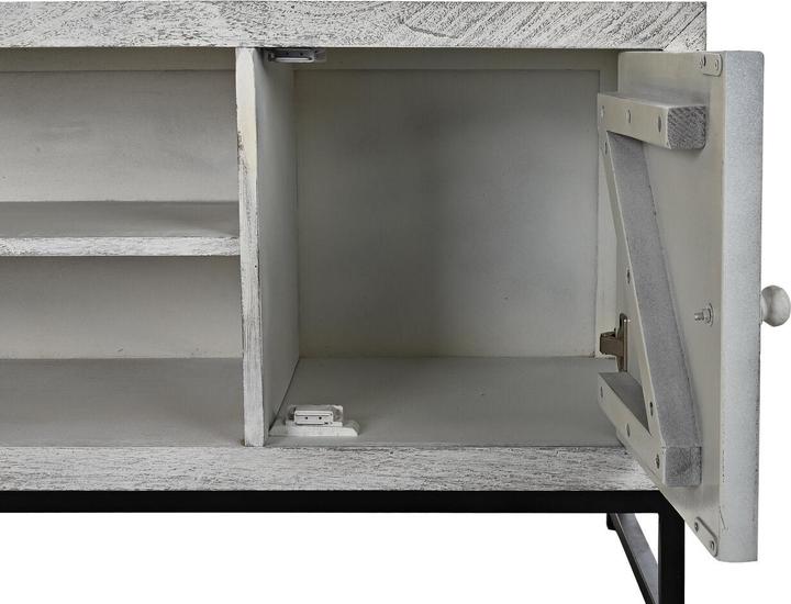 Actual product image DKD Home Decor TV furniture Metal Mango wood (130 x 40 x 55 cm) (130 x 40 x 55 cm)