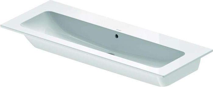 Image du produit Duravit Meuble lavabo ME by Starck m ÜL m HLB 1230x490mm sans trou pour robinetterie blanc (Evier sous plan, 49 cm, 123 cm)