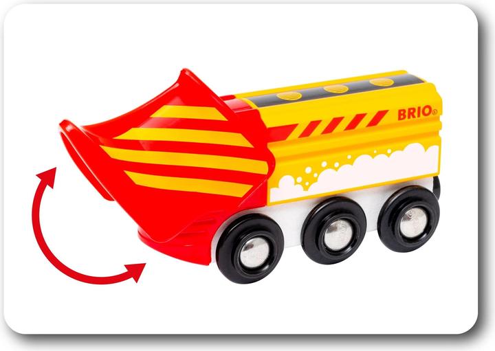 Actual product image Brio Snow removal train