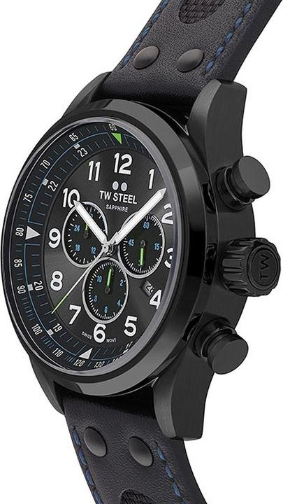 Immagine prodotto TW 1000 Orologio SVS306 in acciaio, edizione speciale FIA Petter Solberg, Movimento svizzero 48mm Volante (Cronografo)