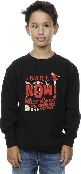 Produktbild Willy Wonka & the Chocolate Factory Verruca Salt I Want It Now Sweatshirt Jungen (152, 158)