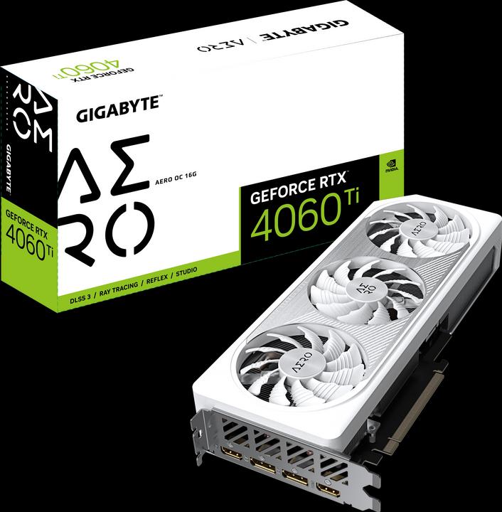 Produktbild Gigabyte RTX 4060 TI 16GB AERO OC (16 GB)