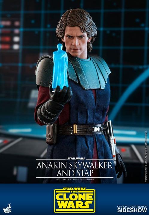 Immagine prodotto Hot Toys Star Wars - The Clone Wars "Anakin Skywalker & STAP" Figura in scala 1/6