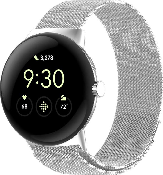 Produktbild Cover-Discount Google Pixel Watch 3 - 45mm - Magnetisches Ersatzarmband Milanese (Edelstahl)