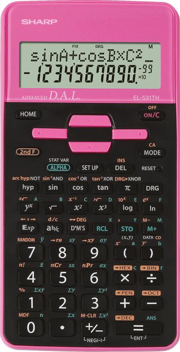 Produktbild Sharp Kalkulator EL531THBVL (SH-EL531THBPK) (Batterien)