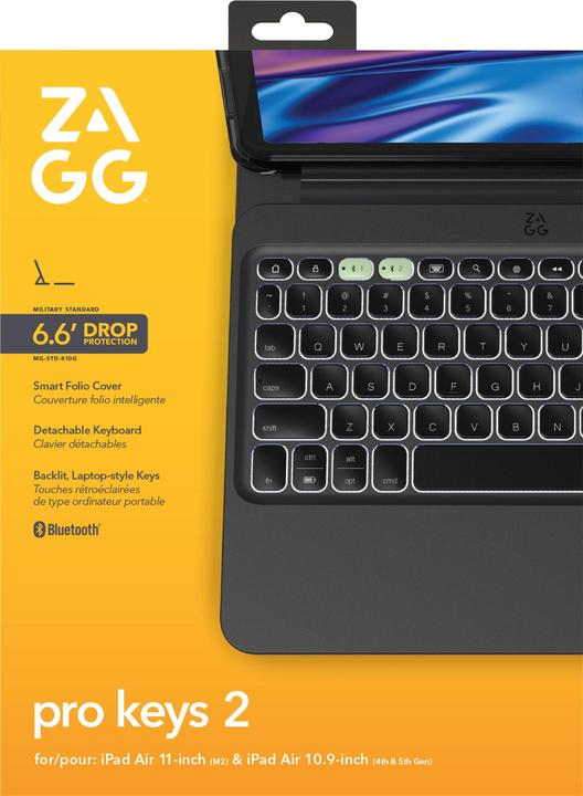 Produktbild Zagg Pro Keys 2 (CH, iPad Air 11 2024 (M2))