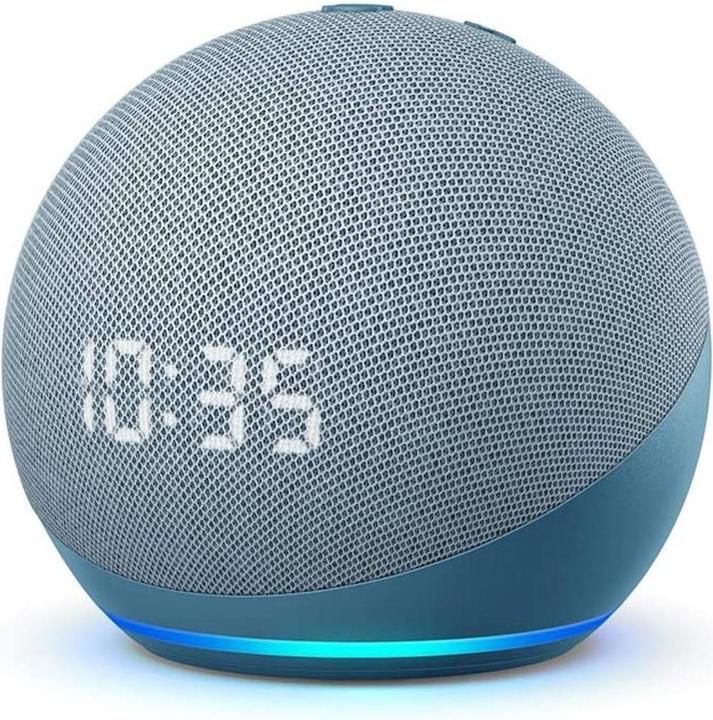 Amazon Echo Dot (4ème génération) avec horloge (Amazon Alexa)