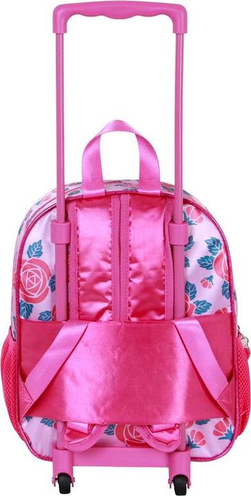 Actual product image Karactermania Small 3D Backpack with Wheels Flowers