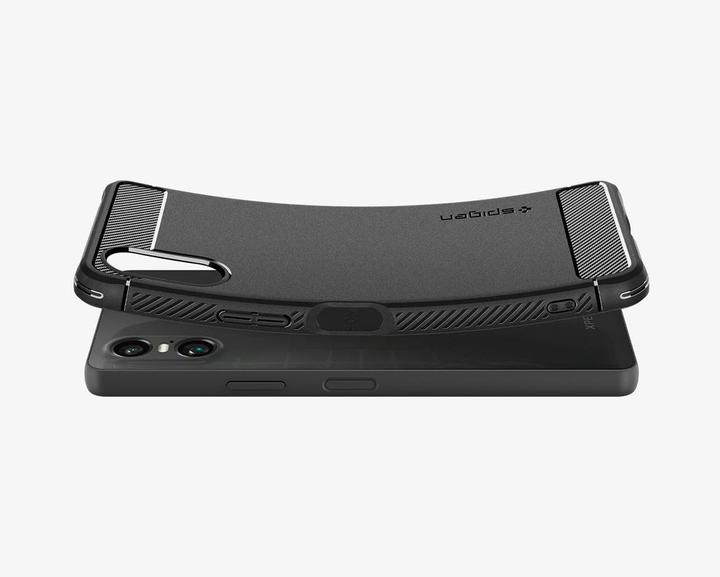 Immagine prodotto Spigen Custodia Rugged Armor per Sony Xperia 10 VI - nero opaco (Sony Xperia 10 VI)