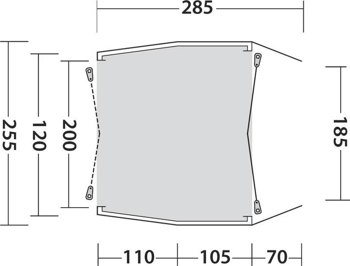 Actual product image Outwell Dunecrest L (9.80 kg)