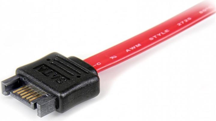 Actual product image StarTech 30cm SATA - extension cable - Serial-ATA 7 pin extension