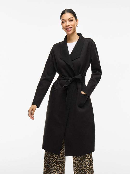 Actual product image Vila Reversible tie belt coat (S)
