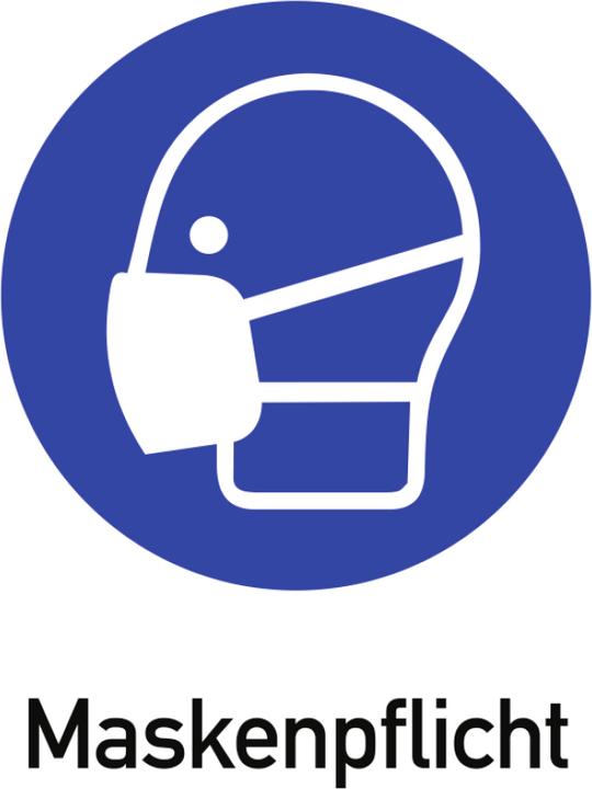 Moravia Cartello maschera obbligatoria Foil, 210x297 mm