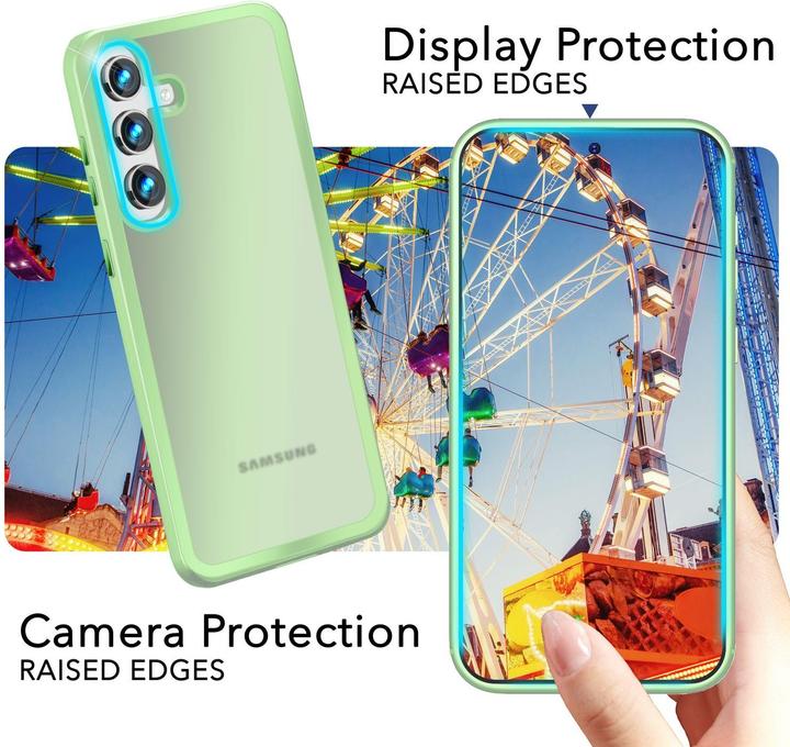 Produktbild Nalia Semi-Transparente Hybrid Hülle mit Schutzrahmen (Samsung Galaxy S24+)