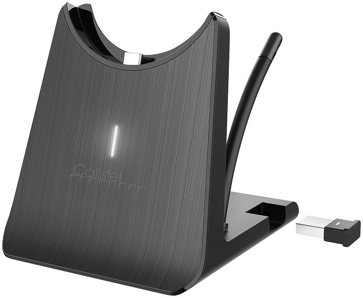 Actual product image Callstel 2in1 Charging Station and Stand for Professional Stereo Headset OHS-280, Black (Cable, USB-C)