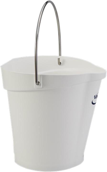 Actual product image Vikan 6l Hygiene Bucket, White (5 pcs.)