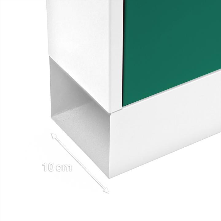 White, Silver, Green