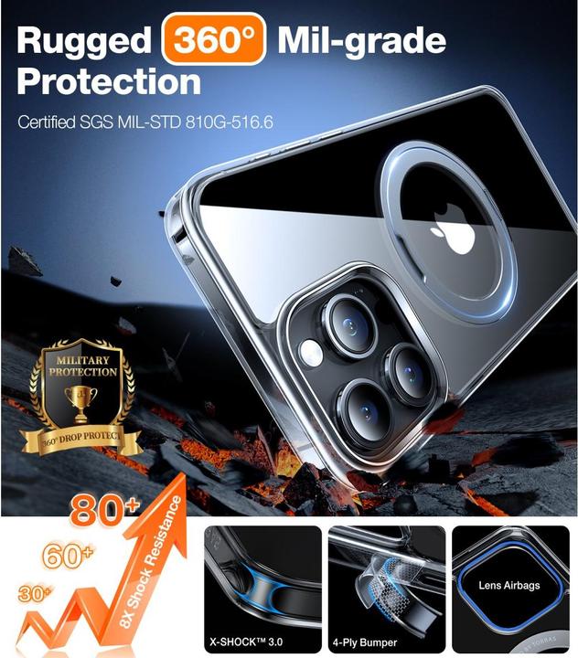 Productafbeelding Torras UPRO Ostand Pro iPhone 15 Pro Max (Apple iPhone 15 Pro Max)