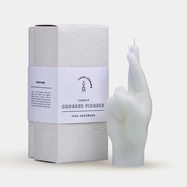 Produktbild Candle Hand Crossed Fingers (1 Stk.)