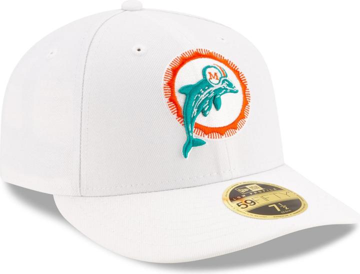 Produktbild New Era 59Fifty Low Profile Retro Miami Dolphins (7 5/8)