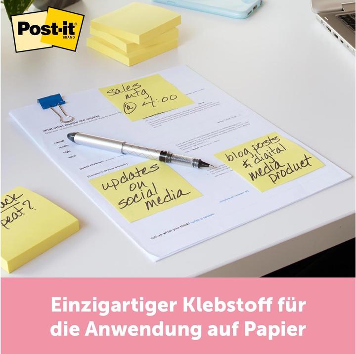 Image du produit Post-it Notes adhésives 3 + 1 (38 x 51 mm)