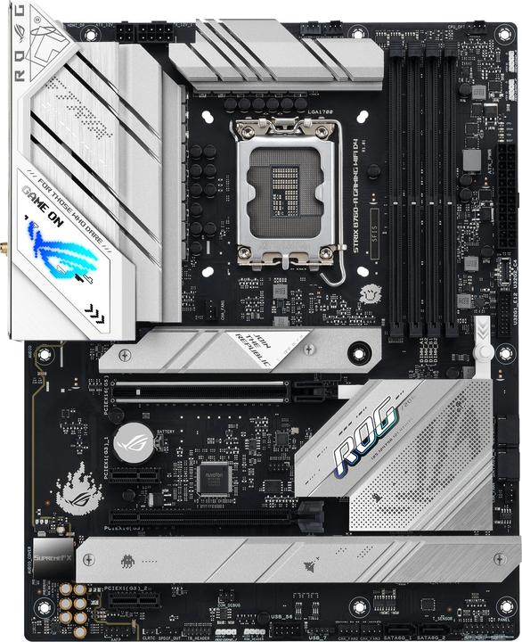 Actual product image ASUS ROG STRIX B760-A GAMING WIFI D4 (LGA 1700, Intel B760, ATX)