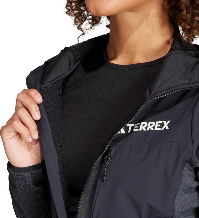 Produktbild adidas Women's Terrex Techrock Hooded Wind Fleece (XL)