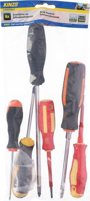 Produktbild Kinzo Screwdriver 6 Assorti MT 6as