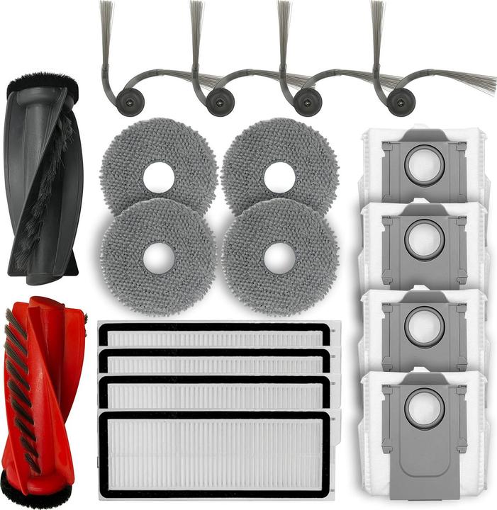 Roboparts Zubehör Set für Roborock Qrevo Curv