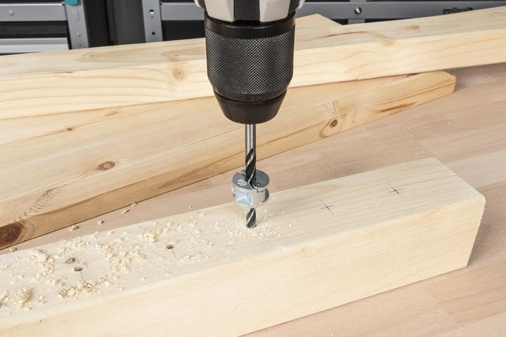 Image du produit wolfcraft wolfcraft 1 Univ.-Tiefenstopp-Set 3-tlg. ø6,8,10mm (6, 8, 10 mm)