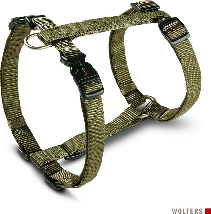 Image du produit Wolters Harnais professionnel Mops & Co. taille XL 55-80 cm x 2,5 cm olive (XL, Chien, Sport canin)