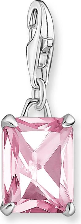 Actual product image Thomas Sabo Charm Pendant Pink Stone Silver (925 silver)