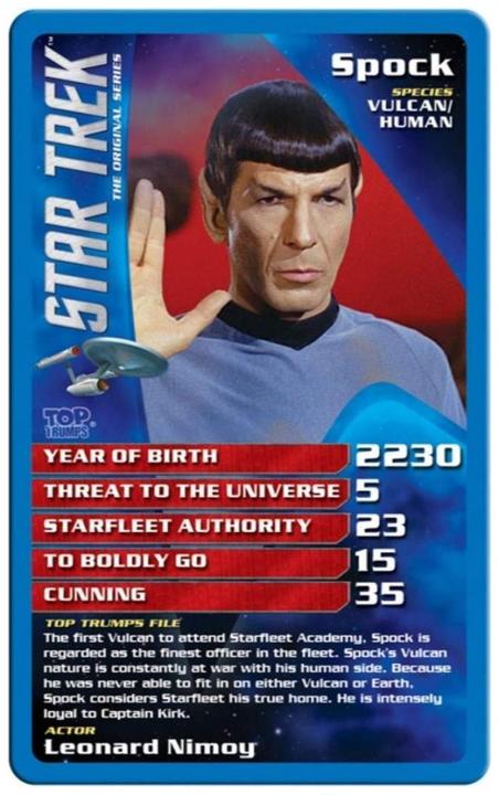 Immagine prodotto Top Trumps Gioco da tavolo Briscola STAR TREK - Inglese 001441 (Inglese)